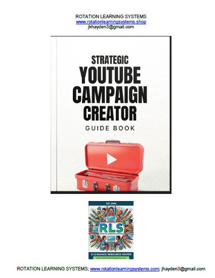 Strategic YouTube Campaign Creator and Checklist